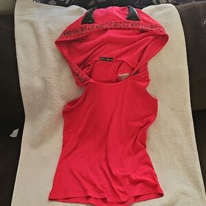Victoria's Secret Pink Devil Hoodie Tank Top